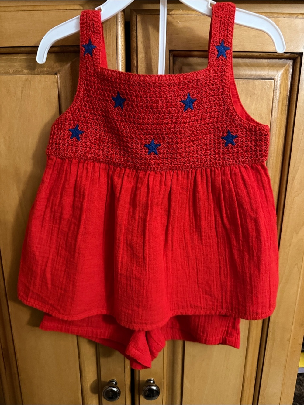 3T Crochet Linen Set